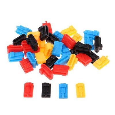 60pcs / lot Plastikbehälterform Schachfiguren nur Brettspielpfandzubehör