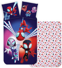 Spidey Character Children'S Bedlinen Set Spiderman Duvet Cover 140 X 200 Cm an