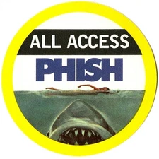 Phish 1997 Slip Stitch and Pass concert tour JAWS All Access Backstage Pass