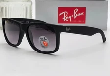 Ray-Ban RB4165 622/T3 55 16 145 Black frame/Polarized lens Sunglasses