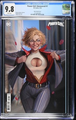 Power Girl: Uncovered 1 CGC 9.8 Sejic Variant Cover