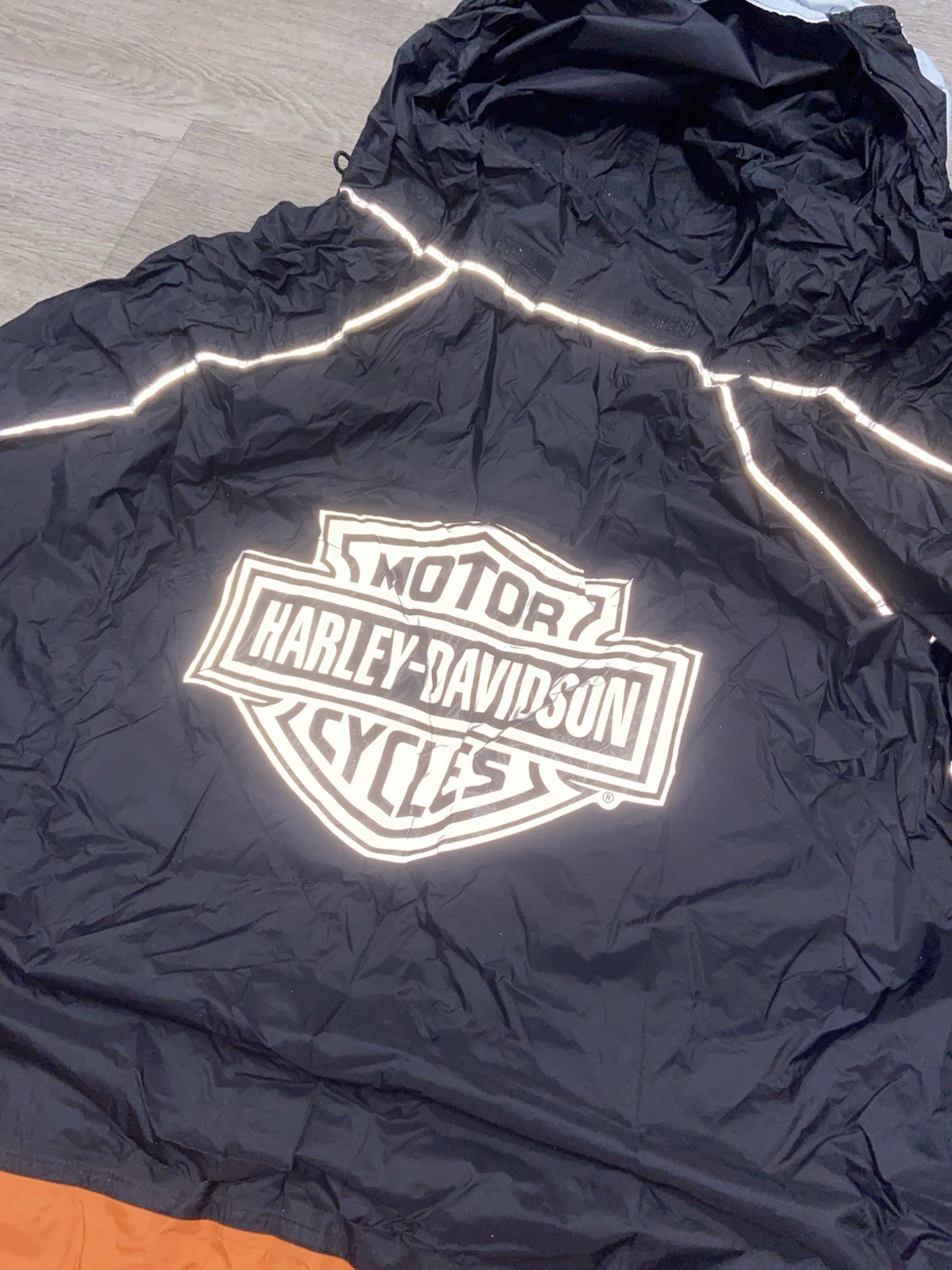 Harley Davidson Rain Suit Men’s 3XL Biker Riding Gear Windbreaker Coat Jacket