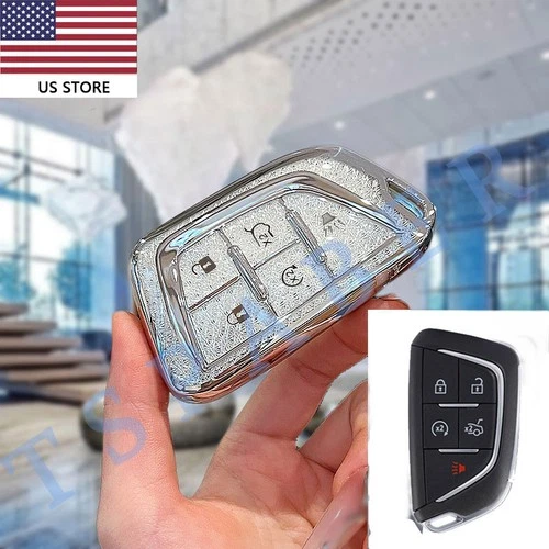 Crystal style Key Case For Cadillac Remote Key Fob Cover ATS-V CTS-V XTS XT5 XT6