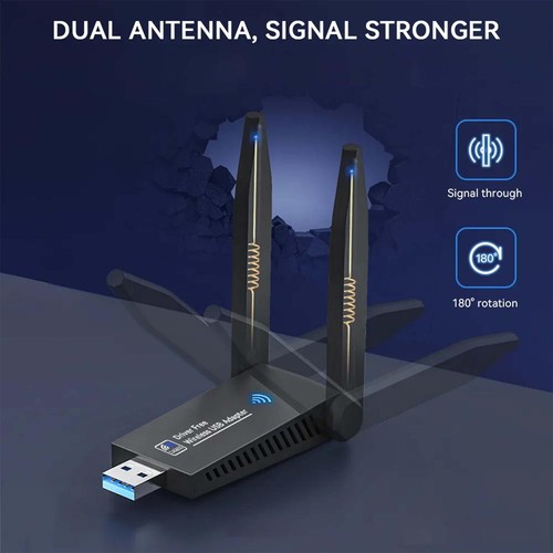 USB Memory Stick Wifi 5 1300mbps And Bluetooth 5.0 Plug Play Windows Mac Mu-Mimo - 第 6/8 張圖片