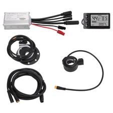E-Bike Umbausatz 15A Controller 36V/48V mit S866 LCD Display Daumengas 250W 350W