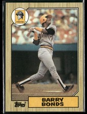 1987 Topps #320 Barry Bonds Rookie Card RC Pirates Giants NM-MT. rookie card picture