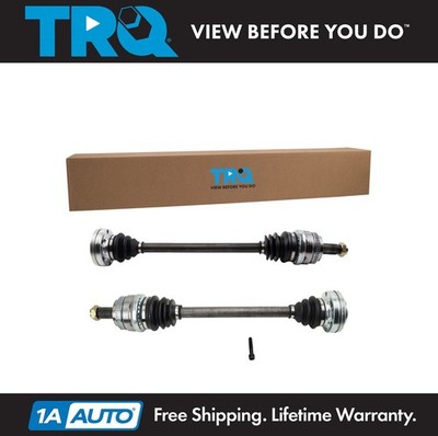 TRQ Rear CV Axle Shaft Assembly Set Fits 08-13 BMW 128i 06 325i 07-13 328i