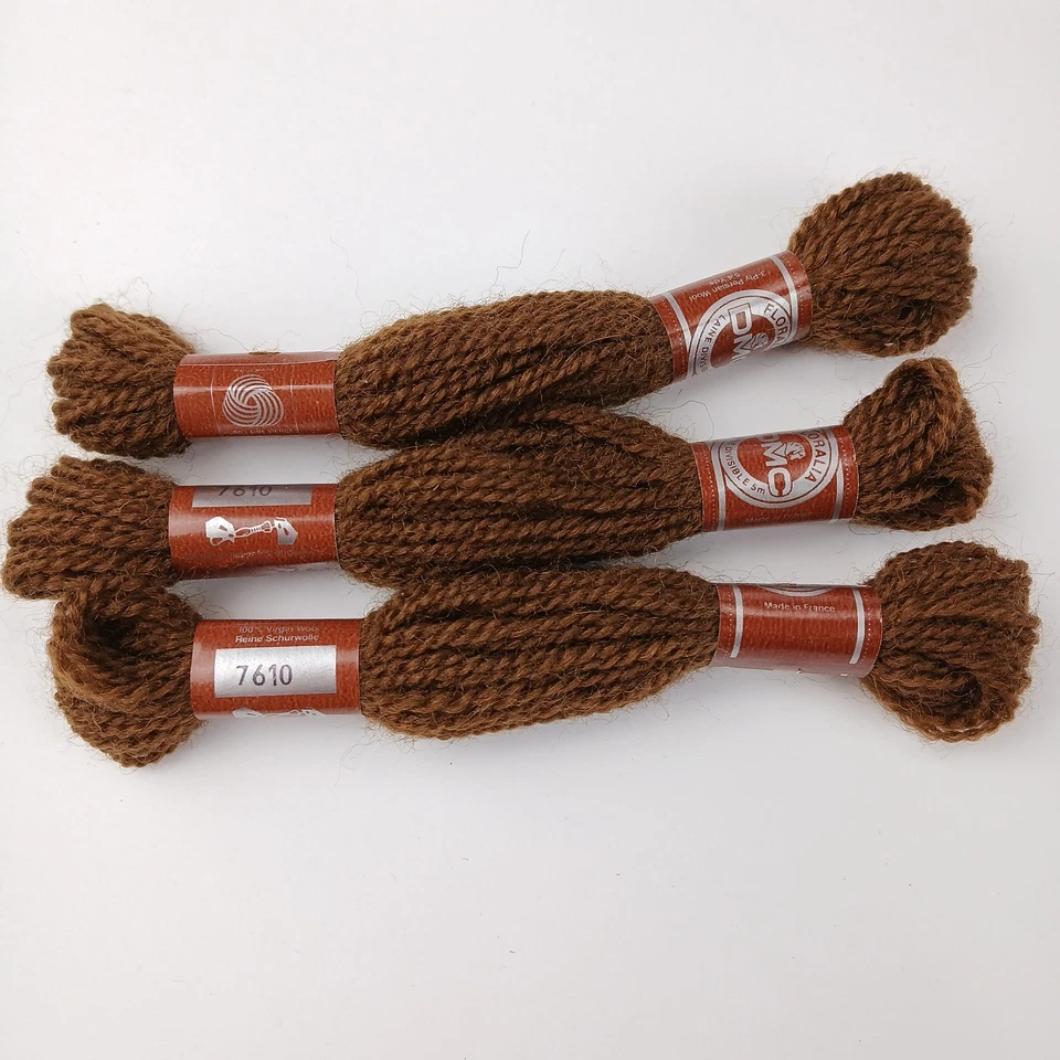 34 Skeins DMC Laine Floralia Persian Wool Yarn Crewel Mixed Color Lot France - Image 3 of 4