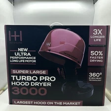 New Hot & Hotter Salon Hair Dryer Super Large Turbo Pro Hood 3000