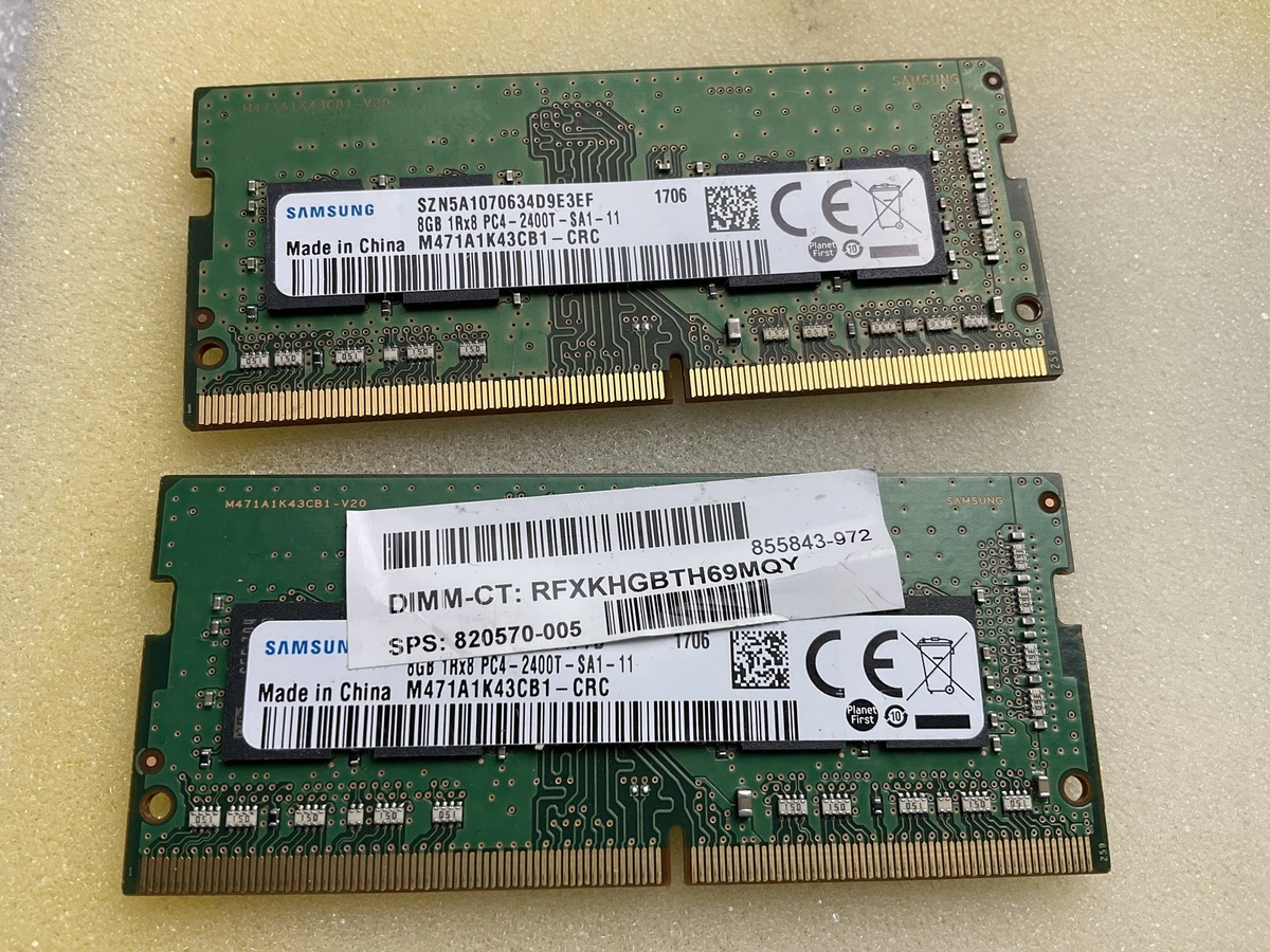 PC4-19200 (DDR4-2400) Bus Speed Computer RAM 16 GB Total Capacity