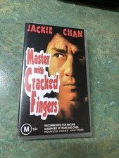 Master With Cracked Fingers VHS Jacki Chan VHS Pal Tape