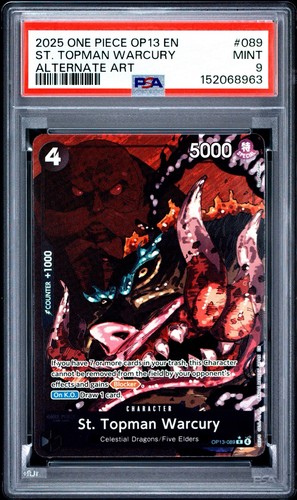 St. Topman Warcury (Alternate Art) graded PSA 9 for sale on eBay