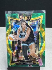 Panini Select WNBA 2024 Kamilla Cardoso Concourse 33 Green Cracked Ice Chicago