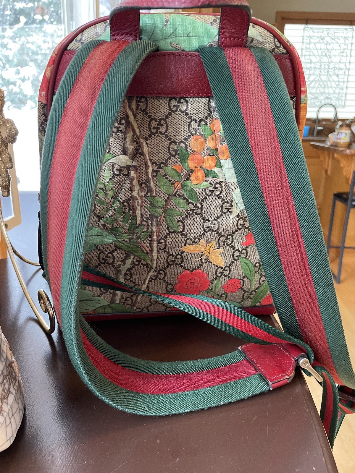 Authentic with papers! Gucci Flora Backpack  Flow… - image 2