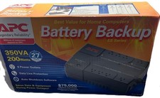APC Battery Backup 350VA 200 Watt 8 Power Outlets ES series Model: BE350R