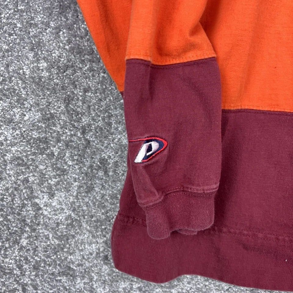 VTG Pro Player Rugby Shirt Men's XL Virginia Tech Heavy Cotton Striped Preppy - Image 4 of 4