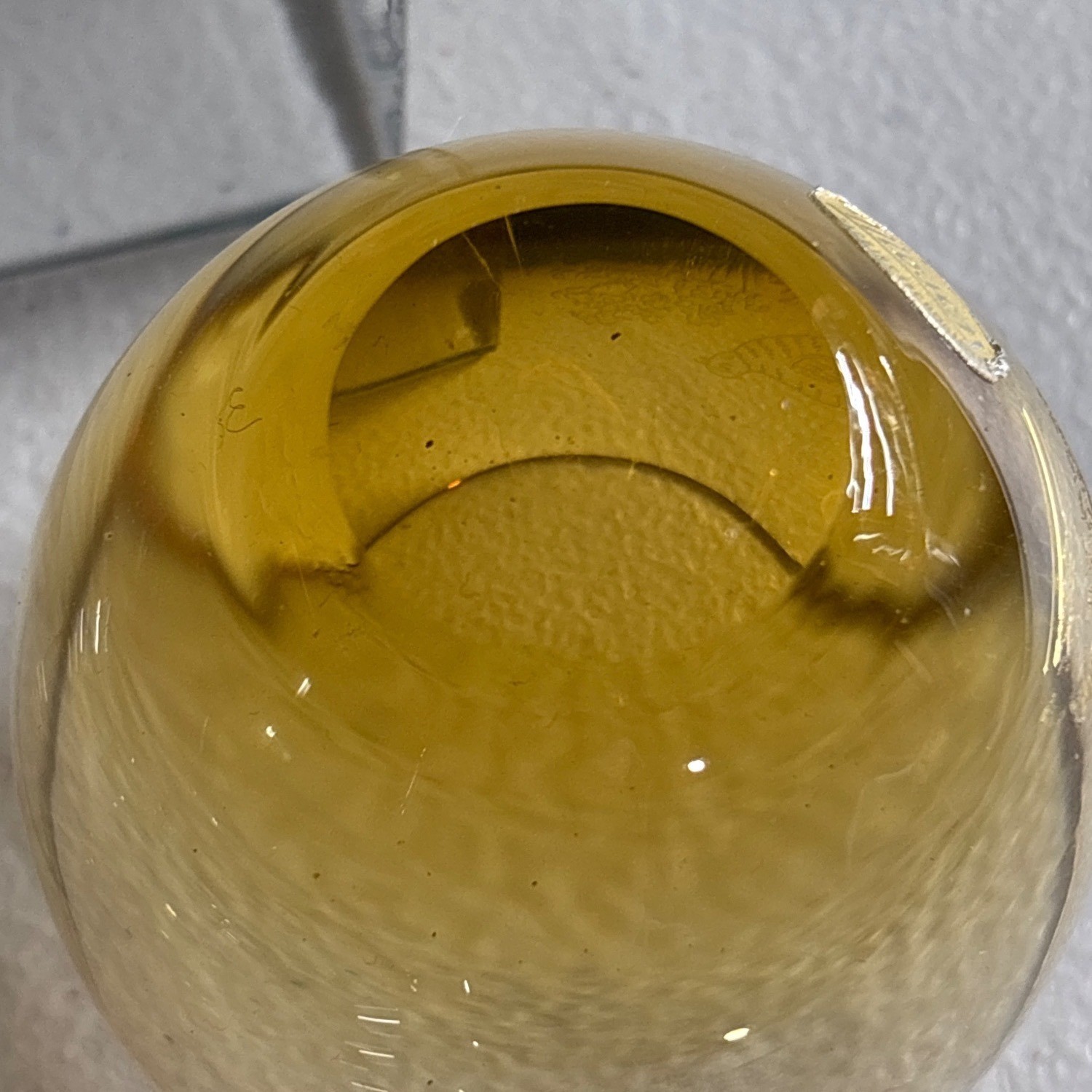 VINTAGE MOSER - ETCHED BIRDS BOHEMIAN CZECH CRYSTAL BAR GLASS