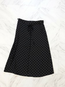 Rachel Zoe Black Polka Dot Skirt Size 