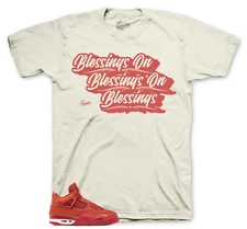 Shirt To Match Jordan 4 Brick By Brick Shoes -  Blessings Sneaker Tees
