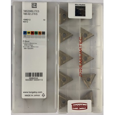 10PCS/BOX NEW TNMG220408L-S T9125 For TSB Carbide Inserts Free Shipping