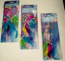 Dream Catchers Rainbow Colors 10"Choose 1 From 3 Designs:Heart, Rainbow, Unicorn