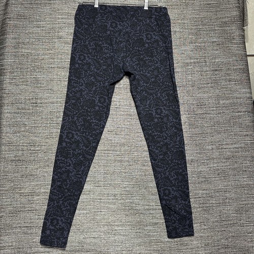 Matty M Leggings Women's Size L Blue Made in USA All over Print - Picture 8 of 11