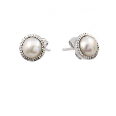 Orecchini Rotondi In Argento Sterling 925 – Cerchi Da 5 Mm, Ipoallergenici, Con Chiusura A Farfalla, Regalo In Sacchetto Di Velluto Philip Jones