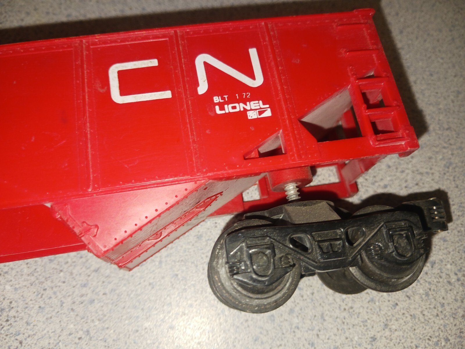 Lot of 7 Lionel O Scale Train Cars Rio grande reading CN AIR EX ROCK