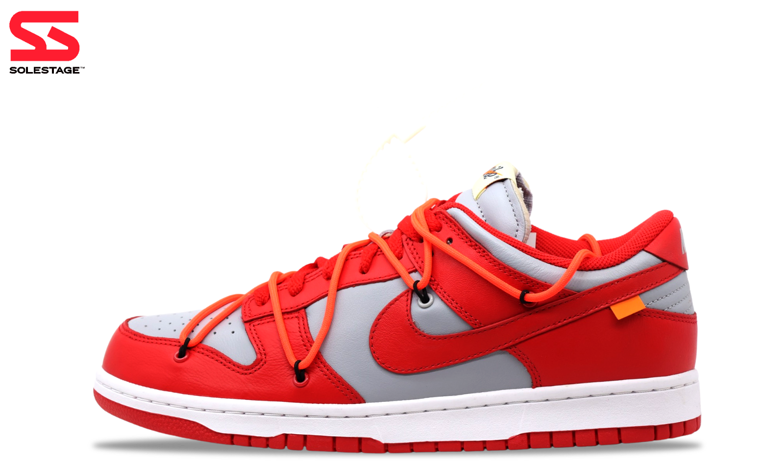 OFF WHITE X NIKE Nike Dunk Low x OFF WHITE University Red 2019 (CT0856 600) Uomo Taglia 4 12