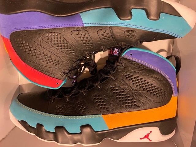 multi color jordan 9