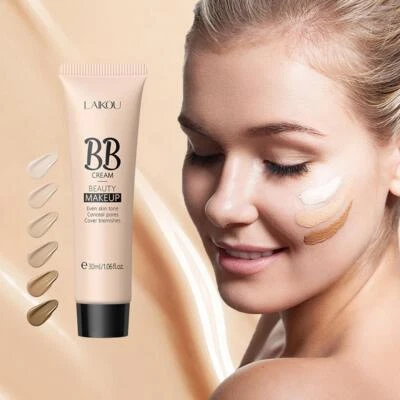 LAIKOU BB Cream Lightweight Brightening Foundation Concealer Moisturizing C E9B5