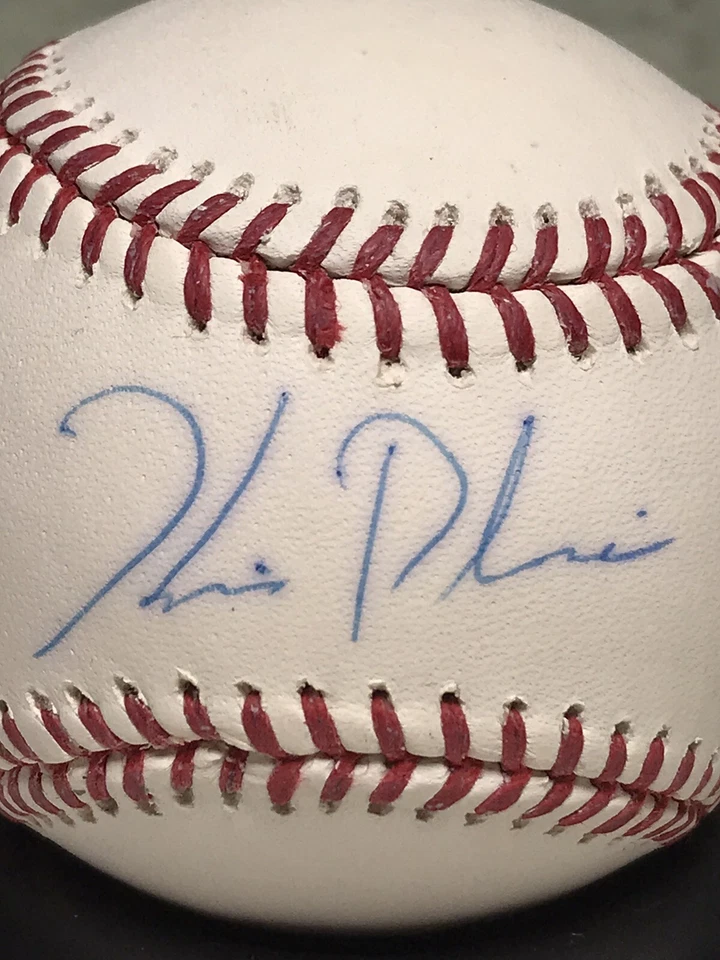 KEVIN PLAWECKI FIRMADO ROMLB BÉISBOL Mets Medias Rojas Rangers Indios Autografiado Foto 2 de 4