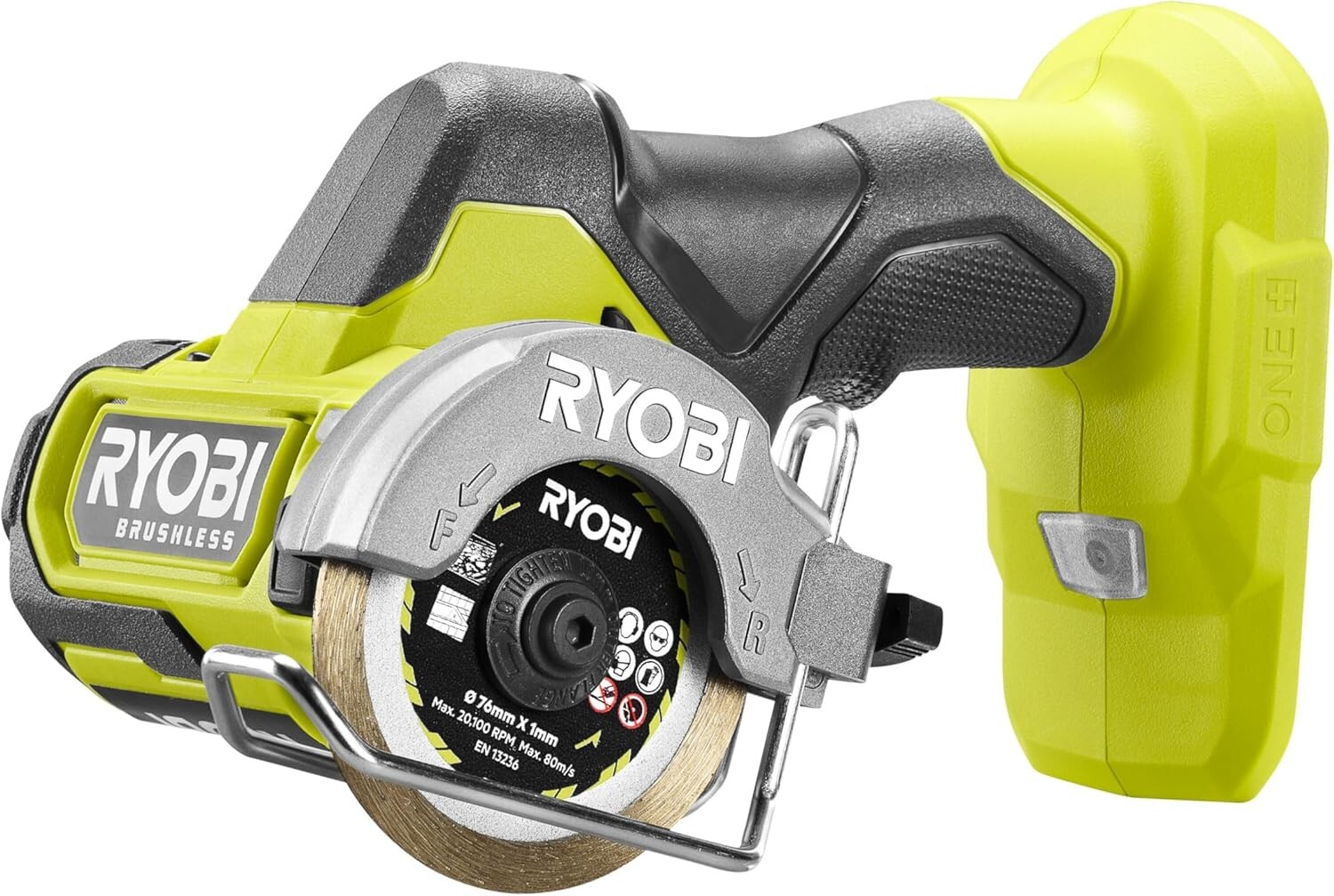 Smerigliatrice Compatta 18V BRUSHLESS RYOBI RCT18BL-0 76mm