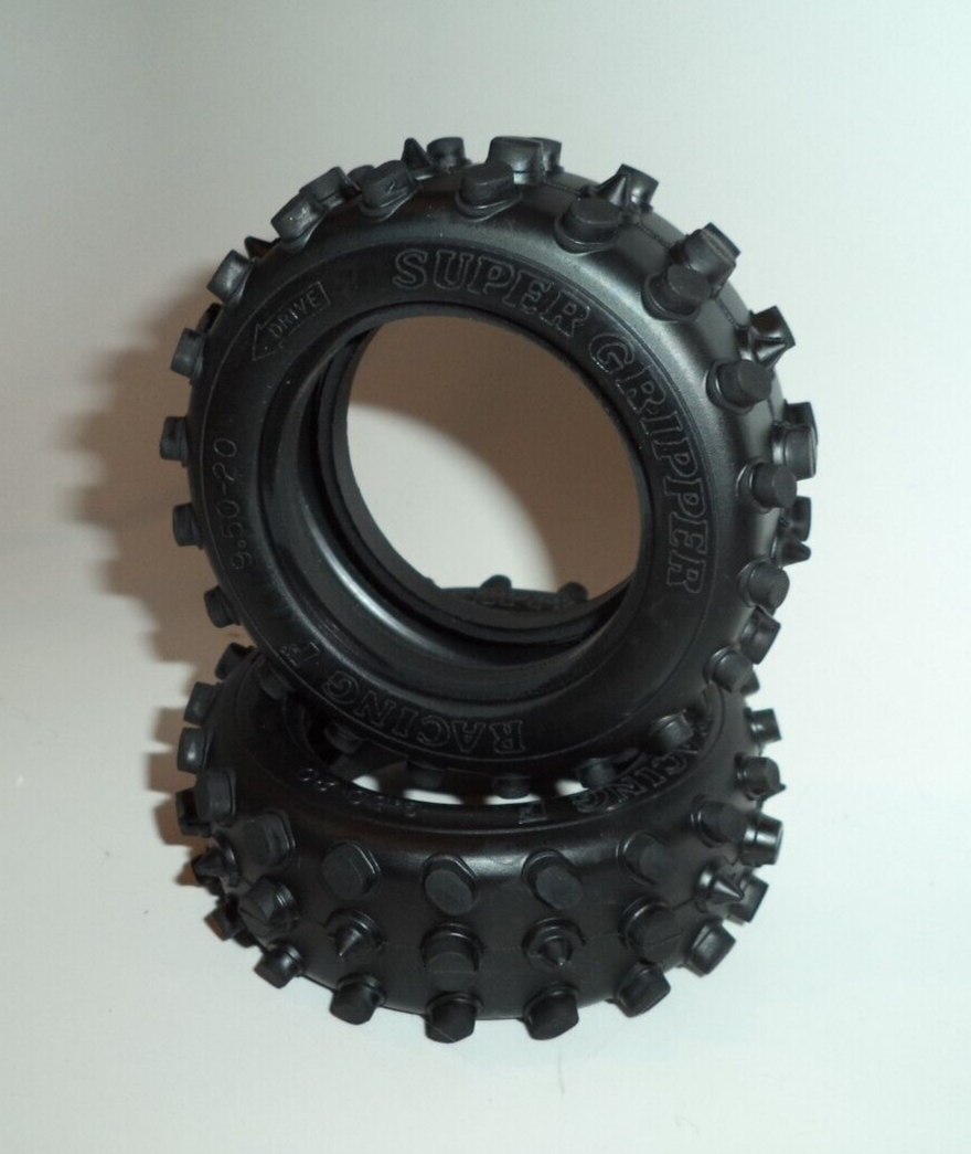 TAMIYA 1/10 Boomerang & BIG WIG セット Tamiya 2 Tire Set 1 FRONT PAIR FOR HOT SHOT BOOMERANG & BIG WIG