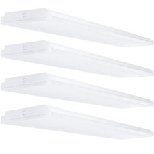 4-PACK = 72W LED Office Lights Ceiling 4FT LE...