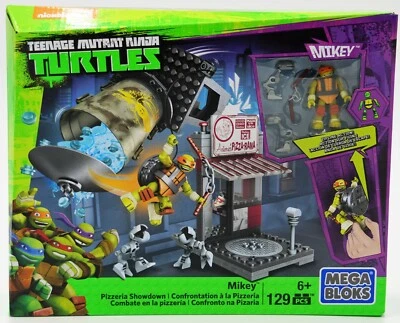+ DMX51 Michelangelo/Mikey NYC Pizzeria-Teenage Mutant Ninja Turtles-Mega Bloks - Bild 1 von 4
