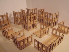 Varried buildings scenery terrain  wargames ruins legion infinity table top 28mm