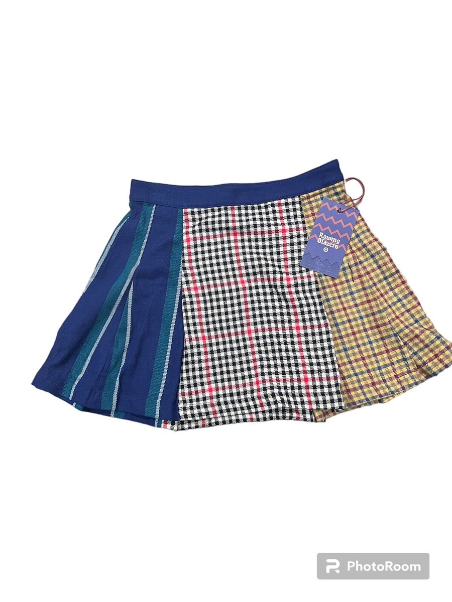 Rowing Blazers Target Sz Plaid Pleated Skirt NWT