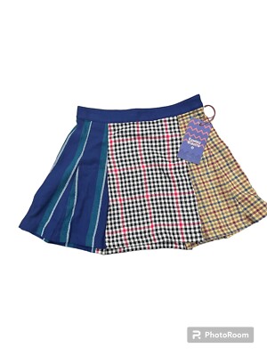 Rowing Blazers Target Sz Plaid Pleated Skirt NWT