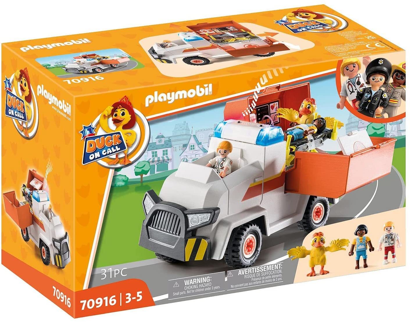 PLAYMOBIL DUCK ON CALL 70916 Veicolo di soccorso Auto Medica