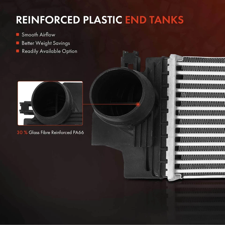 1x Intercooler refrigerado por aire para BMW X1 X2 Mini Cooper Clubman L4 2,0 L turboalimentado Foto 3 de 4