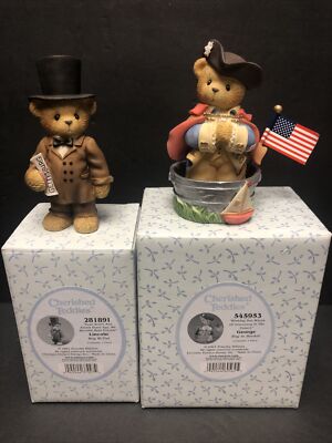 くまちゃ　ぺージ Cherished Teddies Lincoln 281891 & George 545953 | eBay