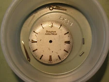BULOVA  ACCUTRON 214 SWISS Mens WATCH DIAL Vintage 1960s - 1970s w/hands & nuts