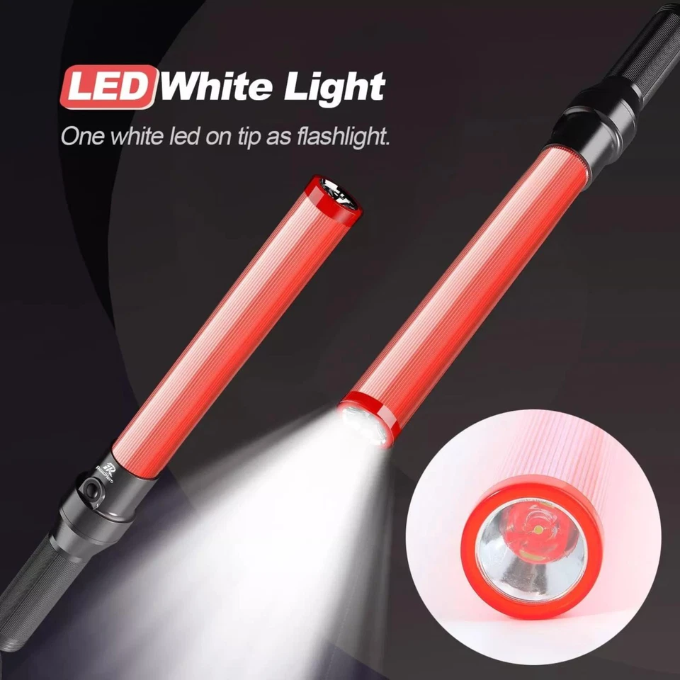 Traffic Control LED Light Wand Safety Security Lightup Baton - Image 3 of 4