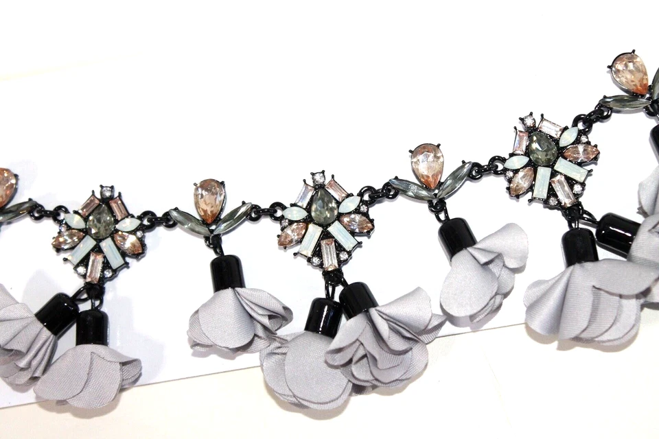 INC International C. Collar Metal Tono Cristal Frontal Rosa Declaración Mujer Foto 2 de 2