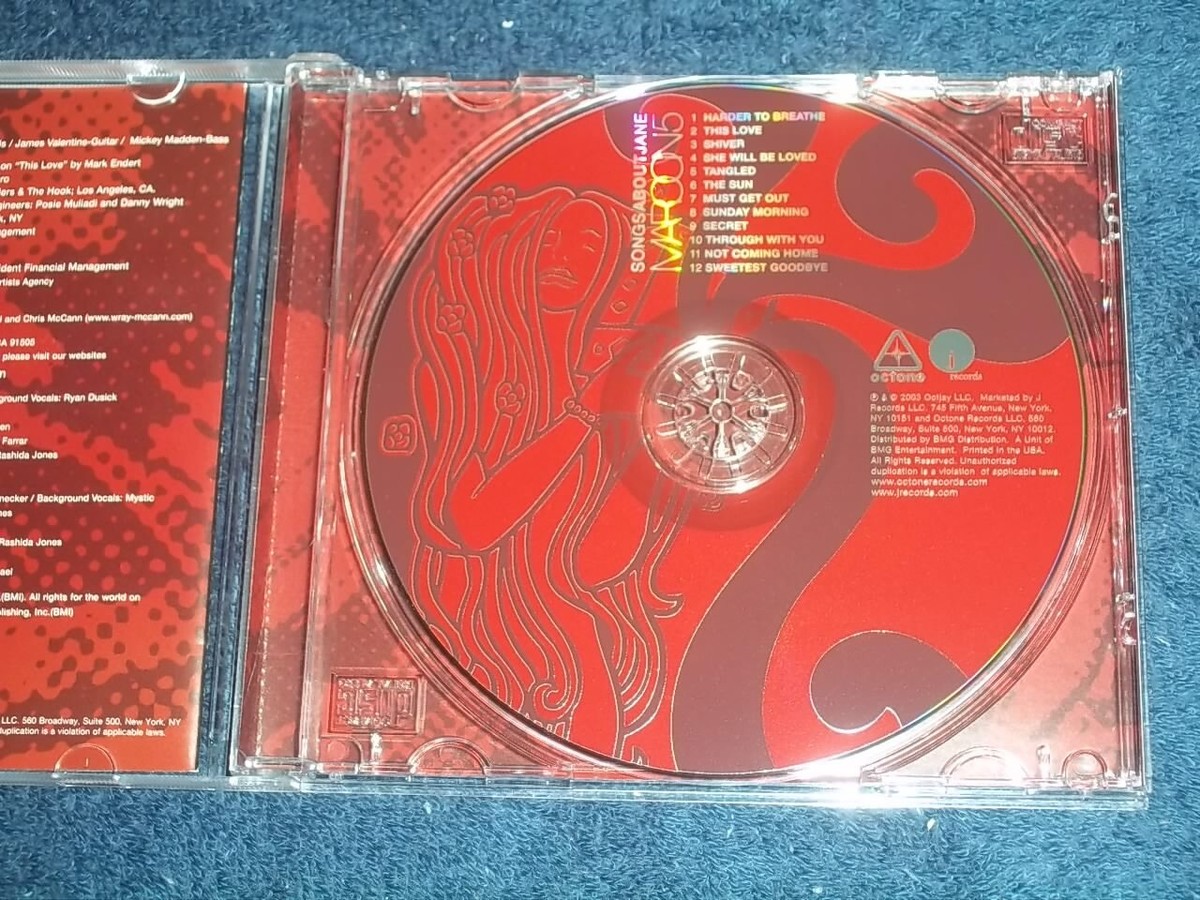 MAROON 5 - SONGS ABOUT JANE (CD, 2003) 823765000128| eBay