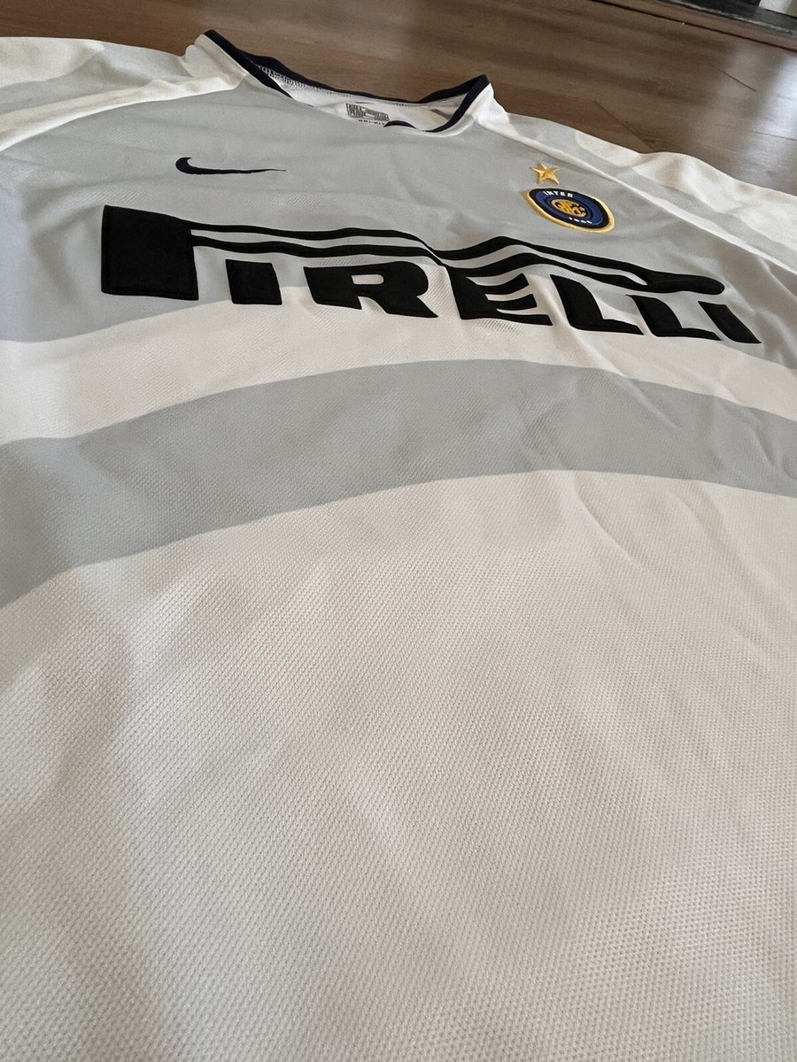 2001-02 Inter Milan Away Football Shirt Nike Pirelli Small | eBay UK