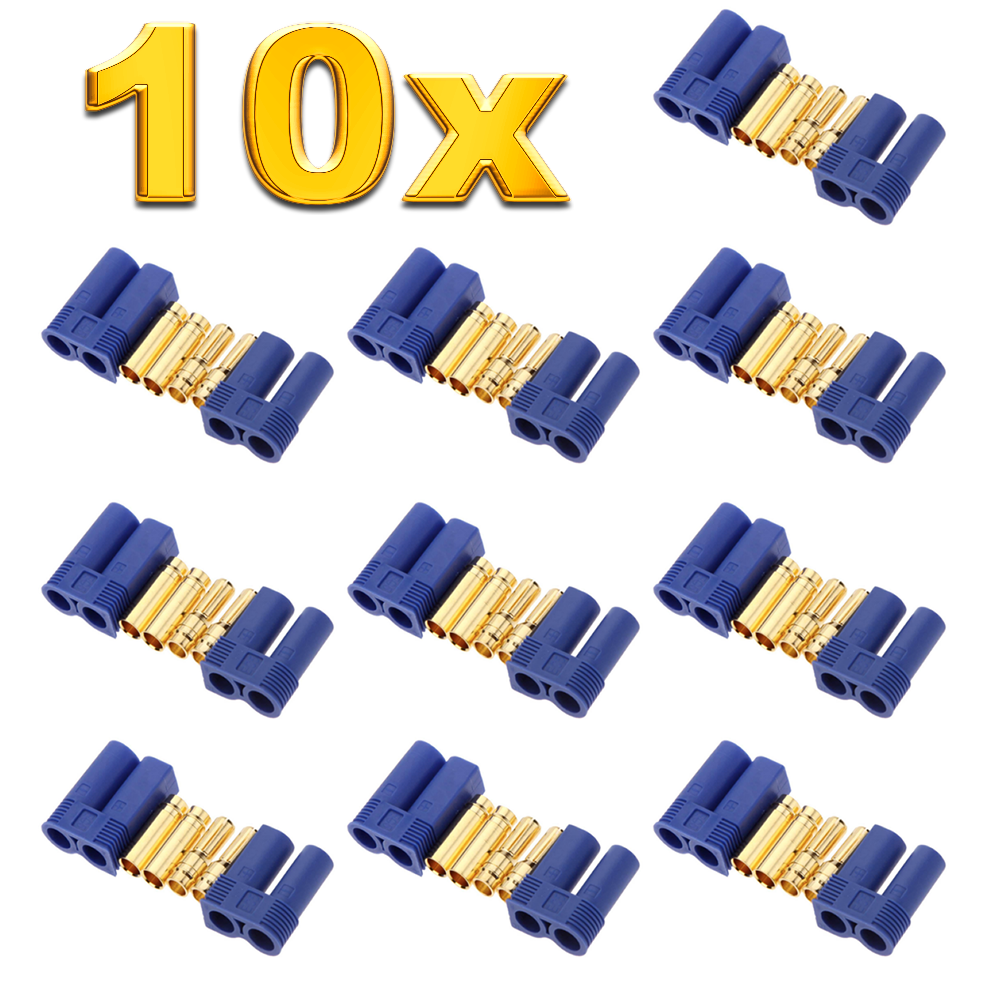 EC5 Stecker Buchse 10 Stück – Hochstrom Bis 180 A Für RC-Modelle