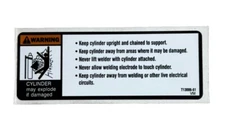 Lincoln Electric 9ST13086-61 DECAL WARNING T13086-61 Sticker.