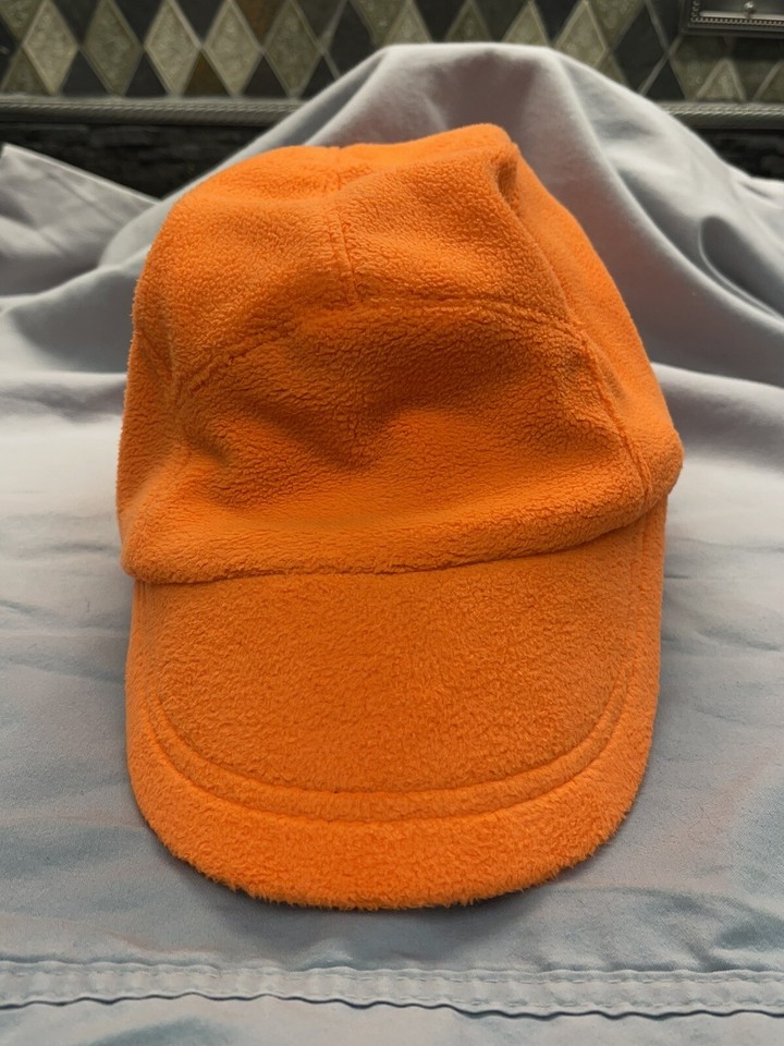 Blaze Orange Hunting Cap with ear flaps by Outdoor Cap excellent